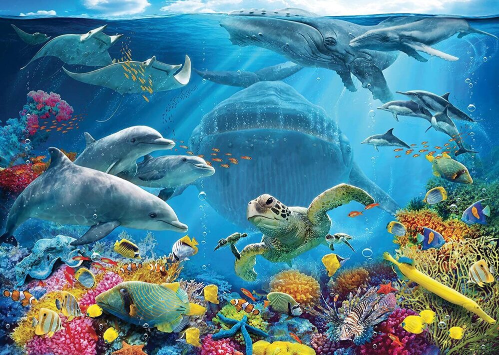 Ravensburger Puzzle 300pc Large Format - Life Underwater