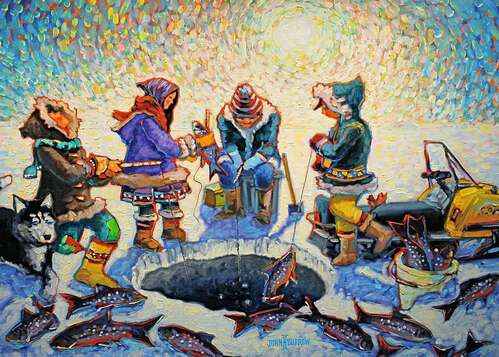 Ravensburger Puzzle 1000pc - Ice Fishing