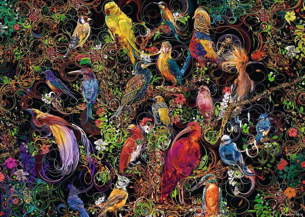 Ravensburger Puzzle 1000pc - Birds of Art