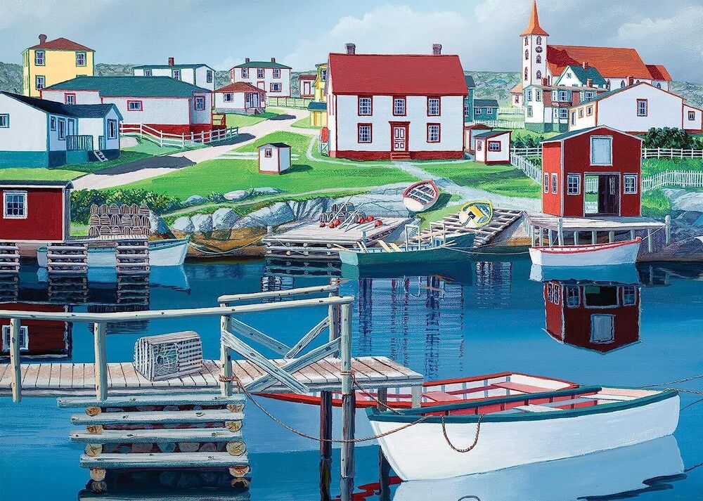 Ravensburger Puzzle 1000pc - Greenspond Harbor