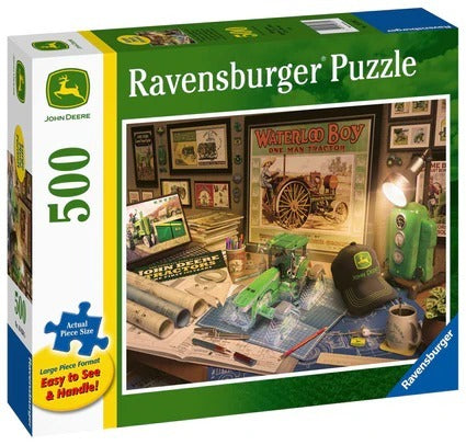 Ravensburger Puzzle 500pc Large Format - John Deere Work Desk