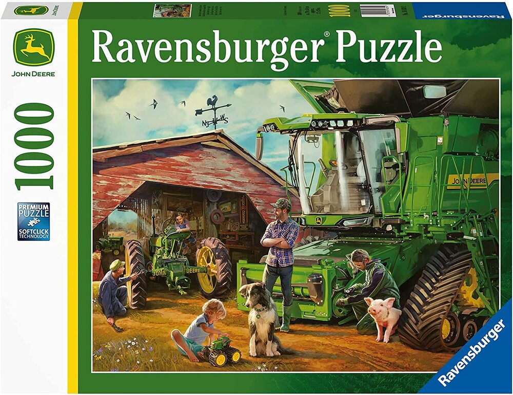 Ravensburger Puzzle 1000pc - John Deere Then And Now