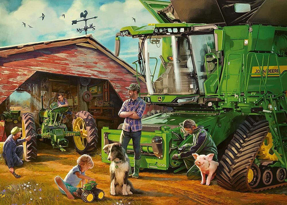 Ravensburger Puzzle 1000pc - John Deere Then And Now