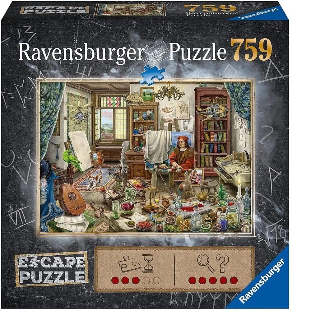Ravensburger Puzzle 759pc - Escape 10 Artists Studio