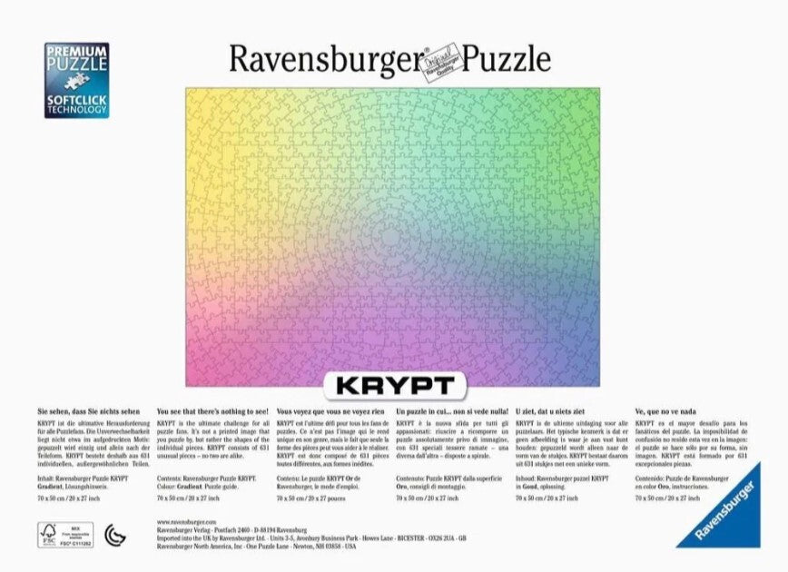 Ravensburger Puzzle 631pc - Krypt Gradient