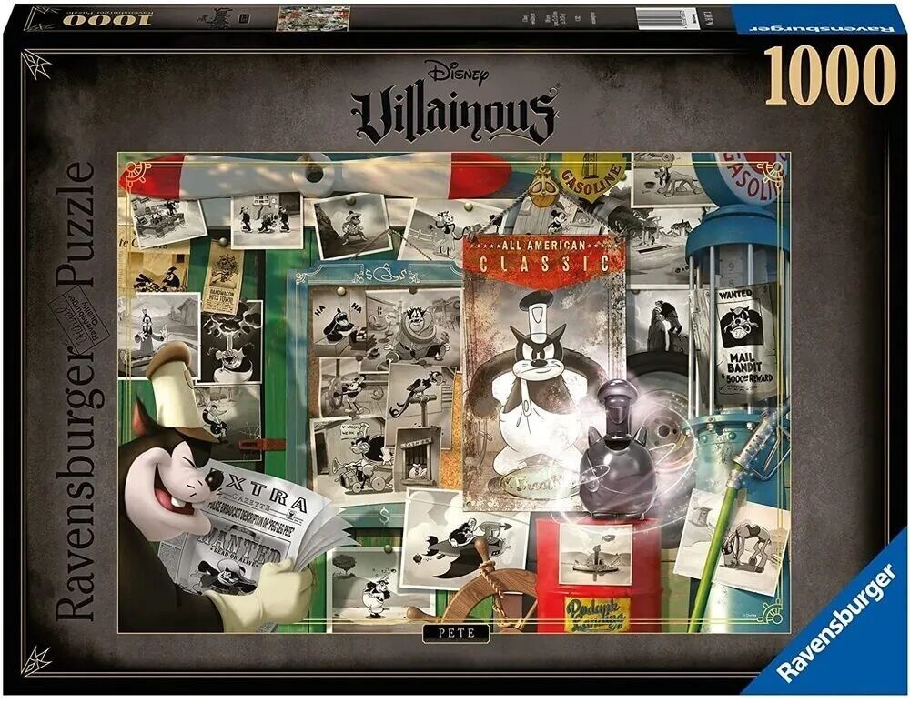 Ravensburger Puzzle 1000pc - Disney Villainous Pete