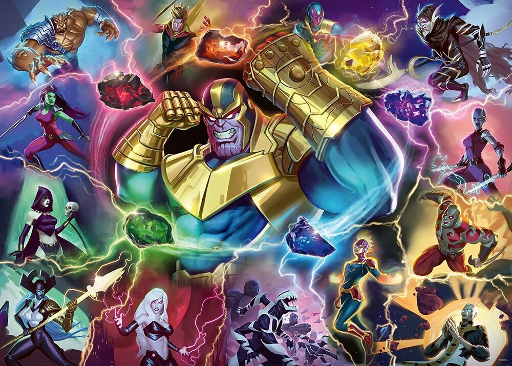 Ravensburger Puzzle 1000pc - Marvel Villainous Thanos