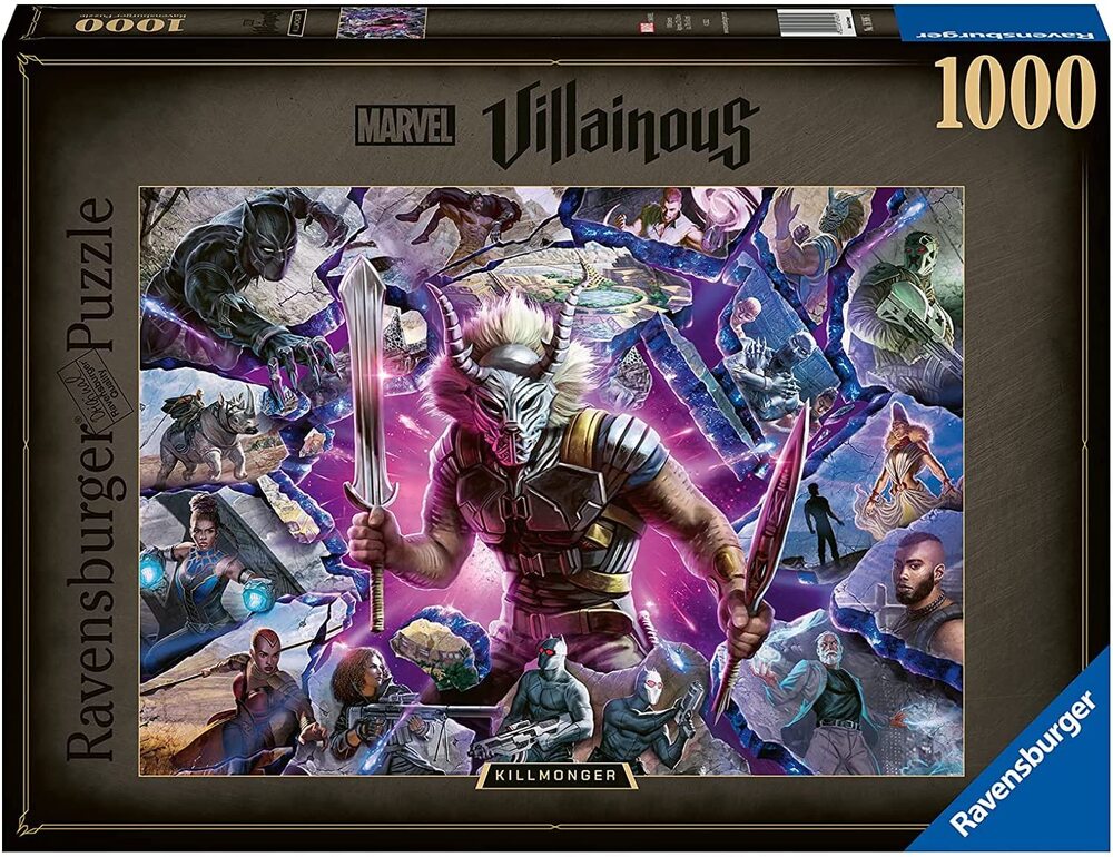Ravensburger Puzzle 1000pc - Marvel Villainous Killmonger