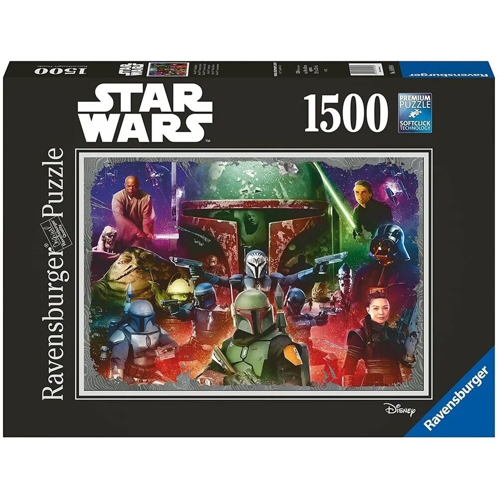Ravensburger Puzzle 1500pc - Star Wars Boba Fett: Bounty Hunter