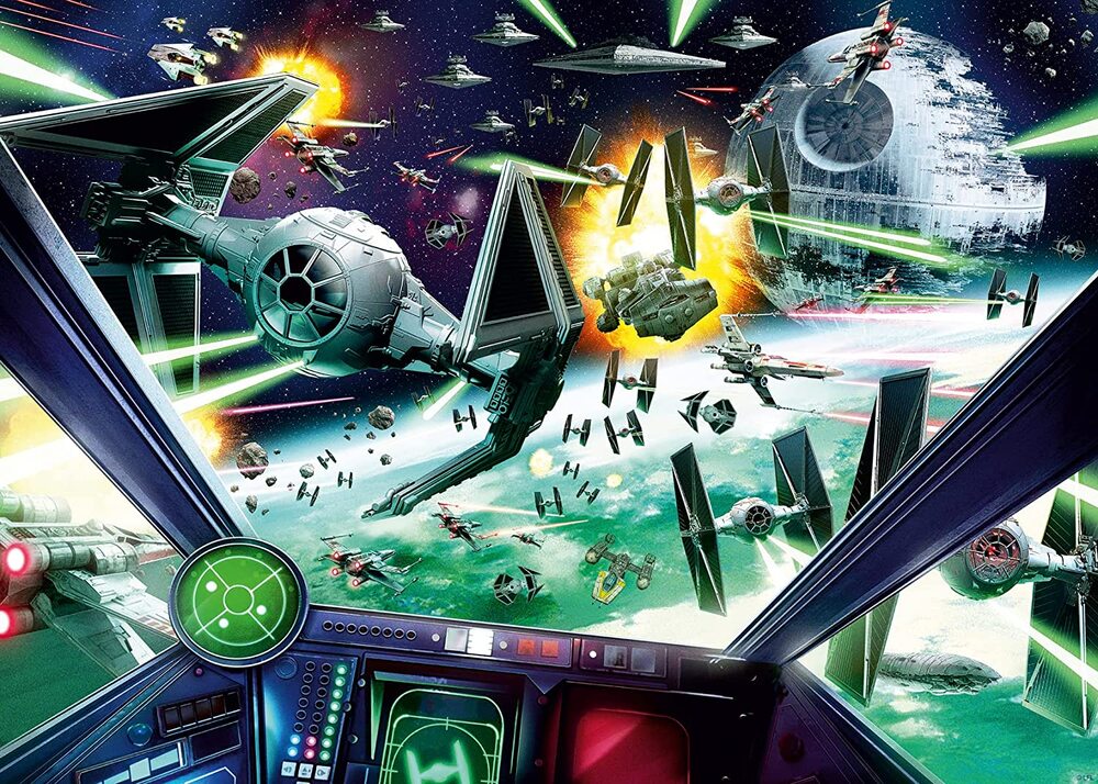 Ravensburger Puzzle 1000pc - Star Wars X-Wing Cockpit