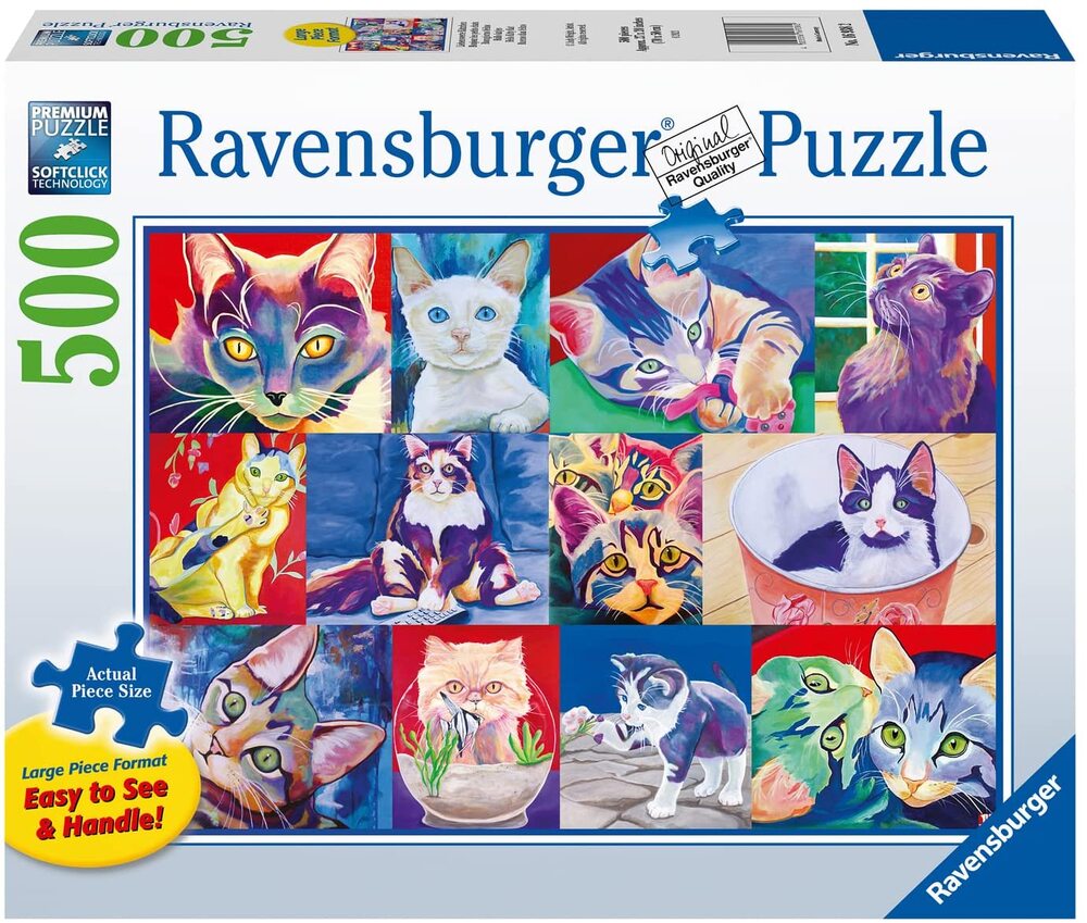 Ravensburger Puzzle 500pc Large Format - Hello Kitty Kat