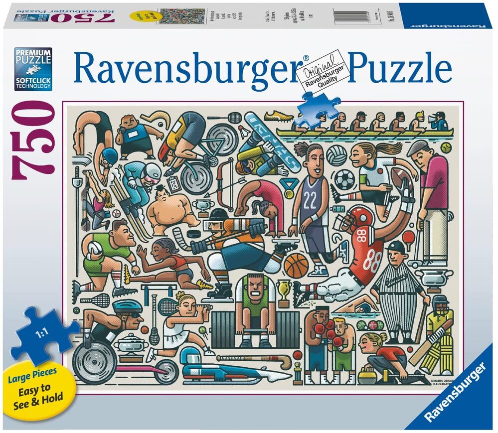 Ravensburger Puzzle 750pc Large Format - Athletic Fit