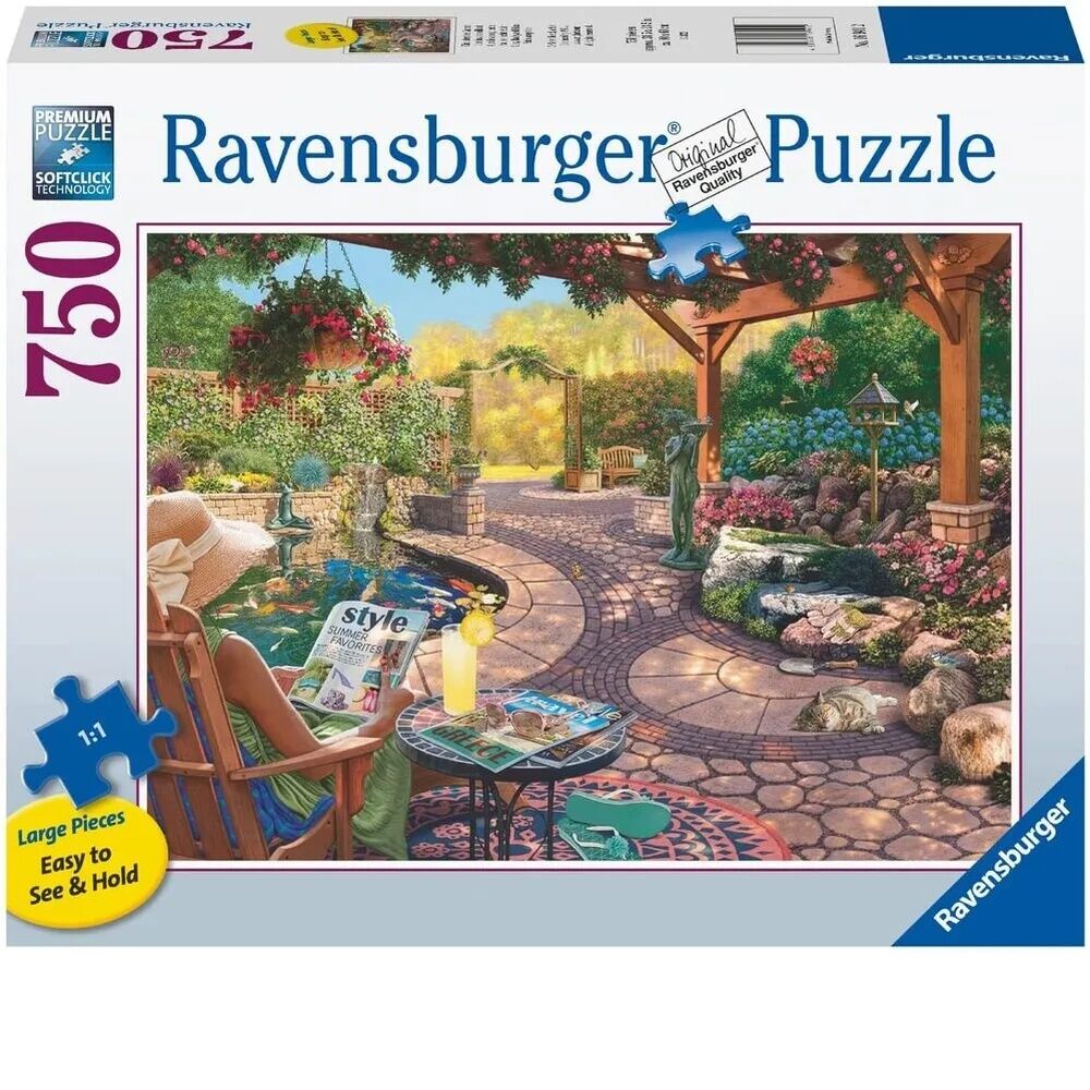 Ravensburger Puzzle 750pc Large Format - Cozy Backyard Bliss