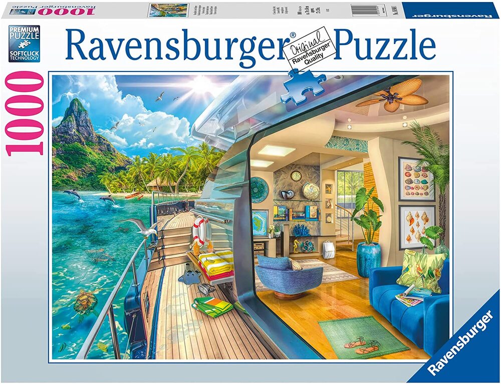 Ravensburger Puzzle 1000pc - Tropical Island Charter