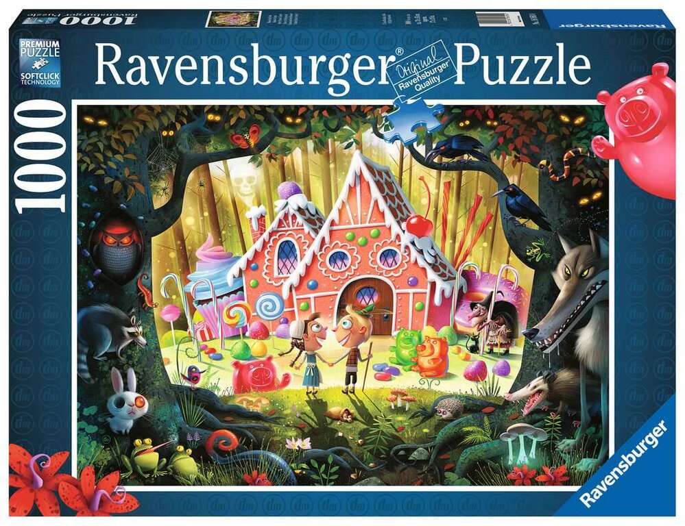 Ravensburger Puzzle 1000pc - Hansel and Gretel Beware