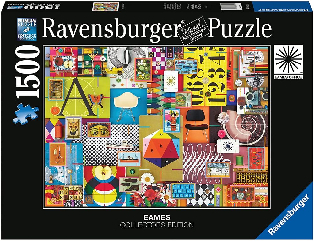 Ravensburger Puzzle 1500pc - Eames House Of Cards