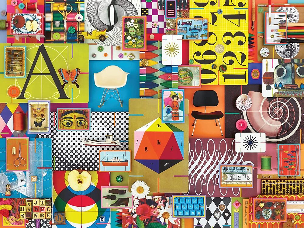 Ravensburger Puzzle 1500pc - Eames House Of Cards