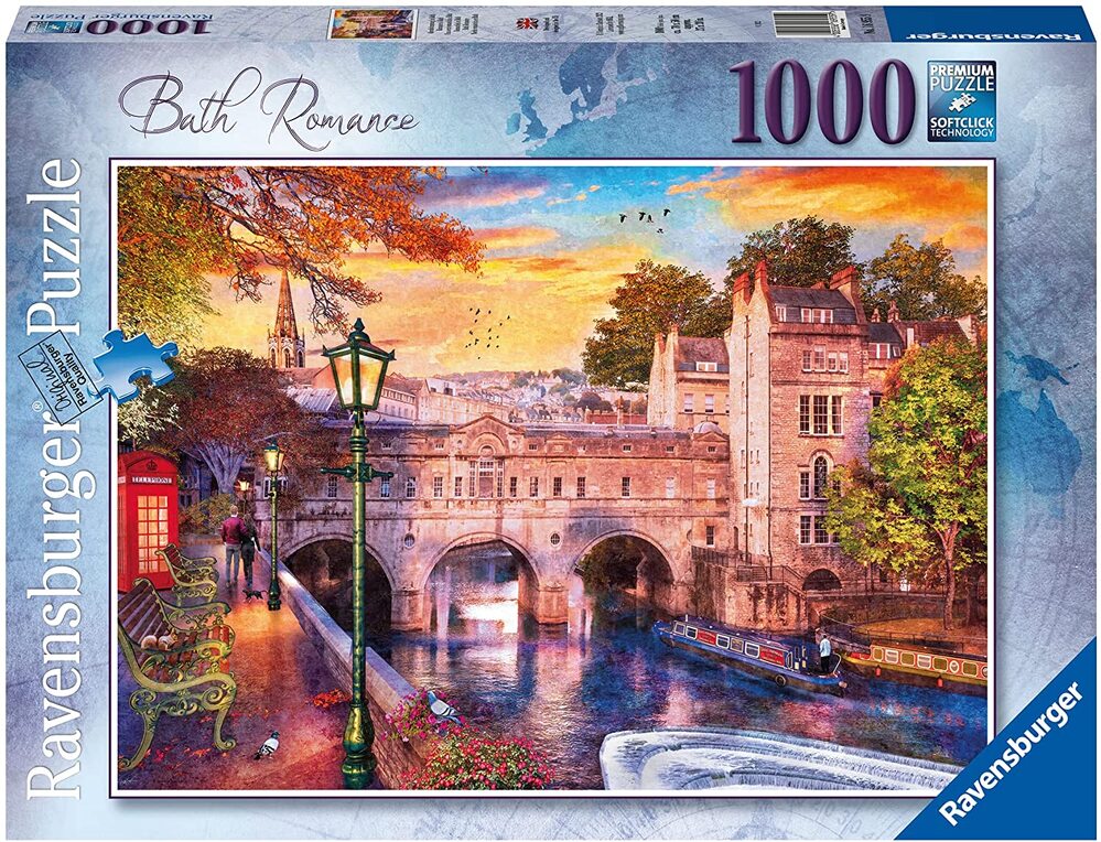 Ravensburger Puzzle 1000pc - Bath Romance