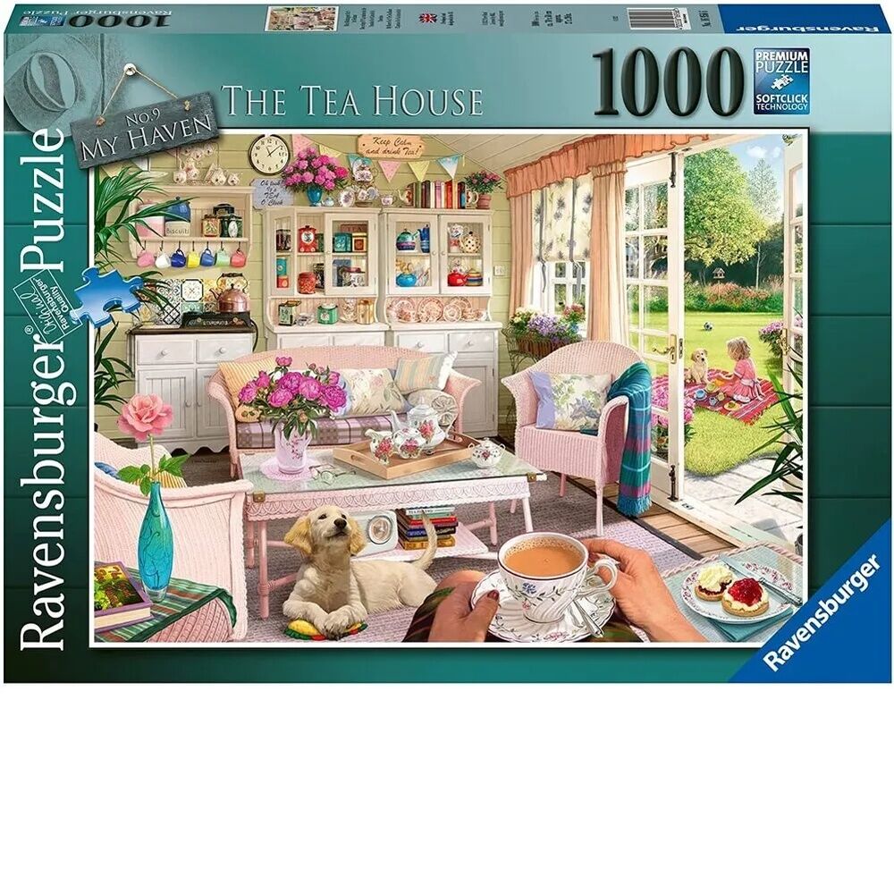 Ravensburger Puzzle 1000pc - My Haven The Tea House