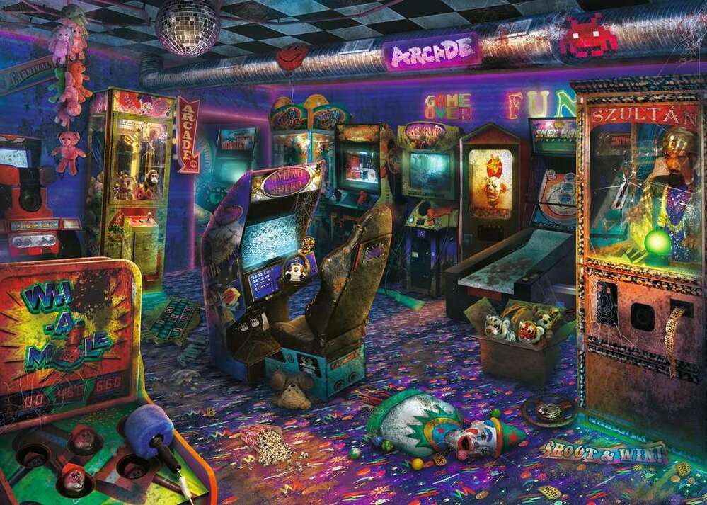 Ravensburger Puzzle 1000pc - Forgotten Arcade