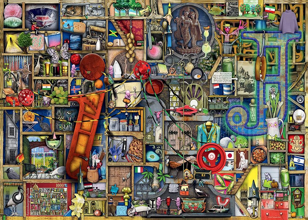 Ravensburger Puzzle 1000pc - Awesome Alphabet I And J