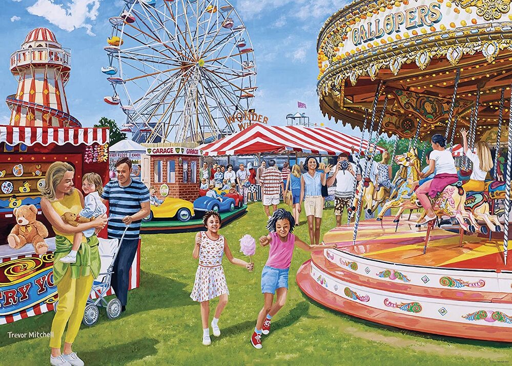 Ravensburger Puzzle 1000pc - Vintage Fairground Fun