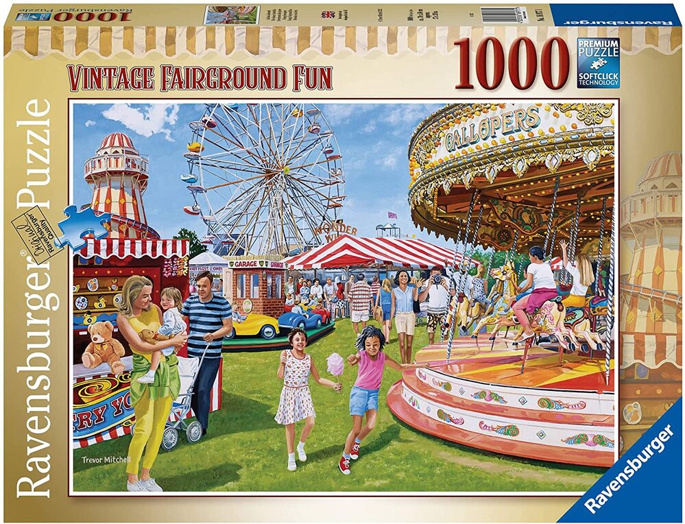 Ravensburger Puzzle 1000pc - Vintage Fairground Fun