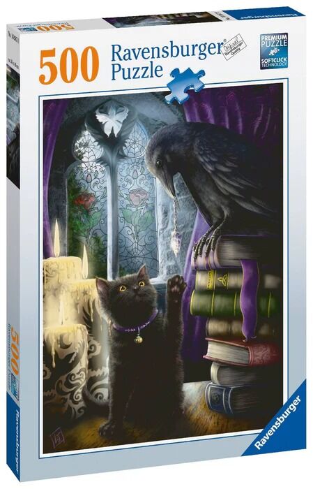 Ravensburger Puzzle 500pc - Black Cat and Raven