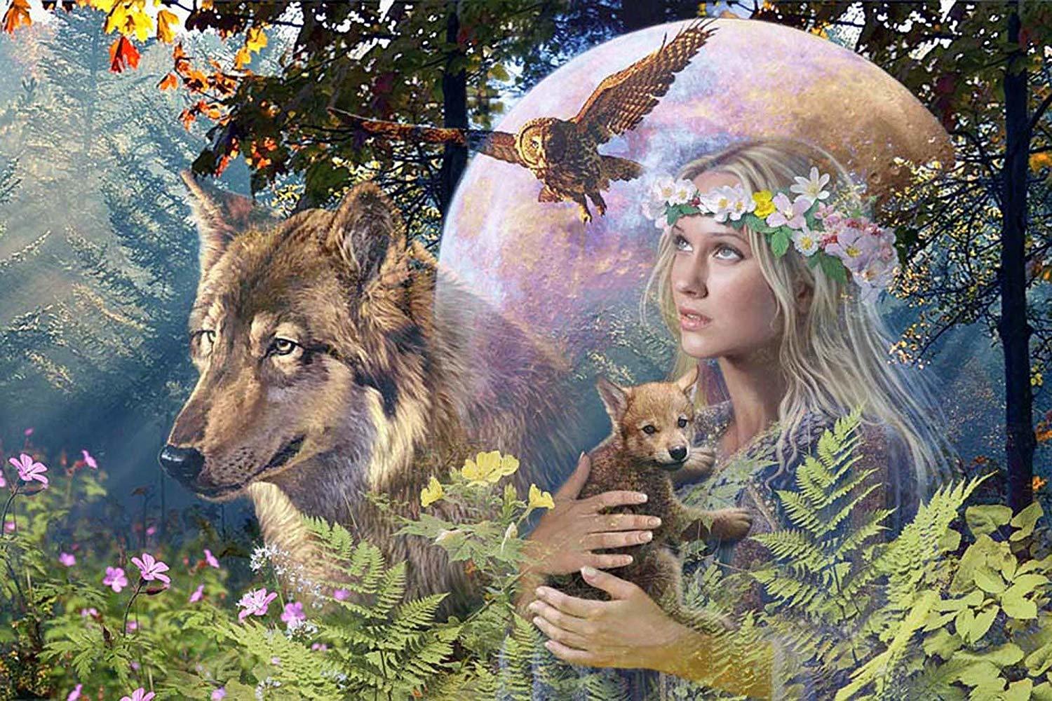 Ravensburger Puzzle 3000pc - Lady of the Forest