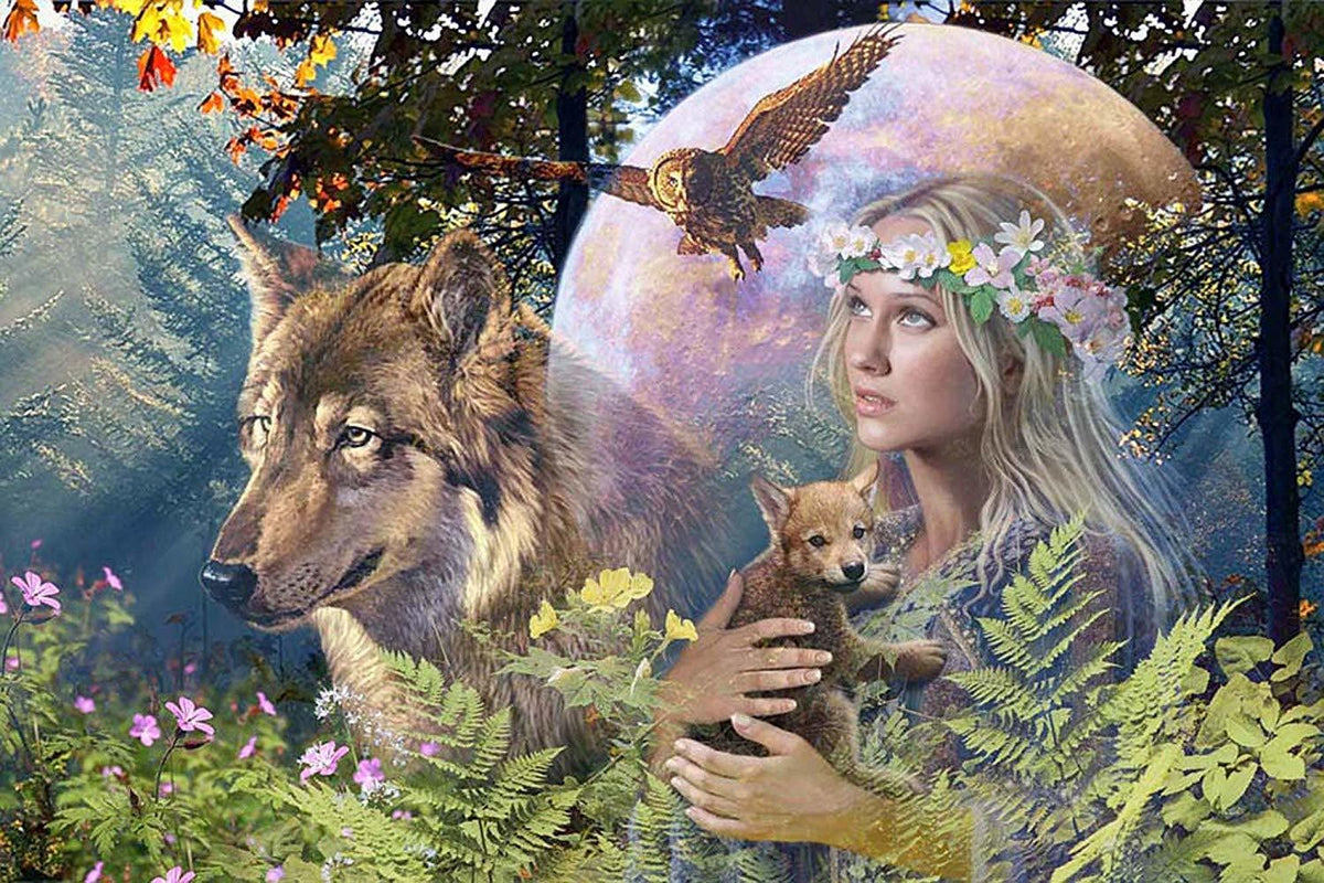 Ravensburger Puzzle 3000pc - Lady of the Forest