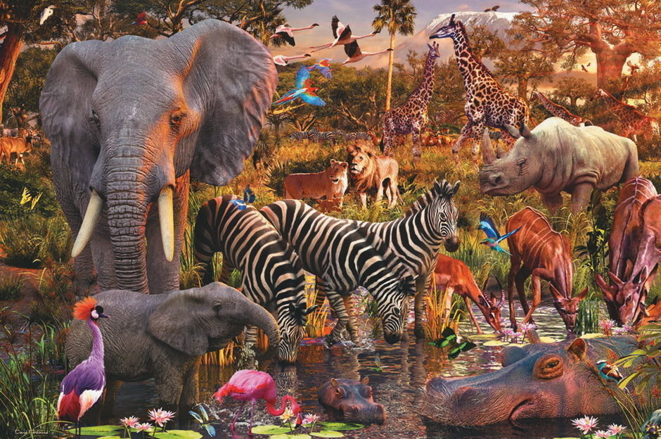 Ravensburger Puzzle 3000pc - African Animal World