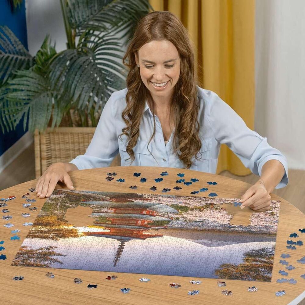 Ravensburger Puzzle 1000pc - Mount Fuji Cherry Blossom View