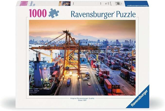 Ravensburger Puzzle 1000pc - Port of Hamburg
