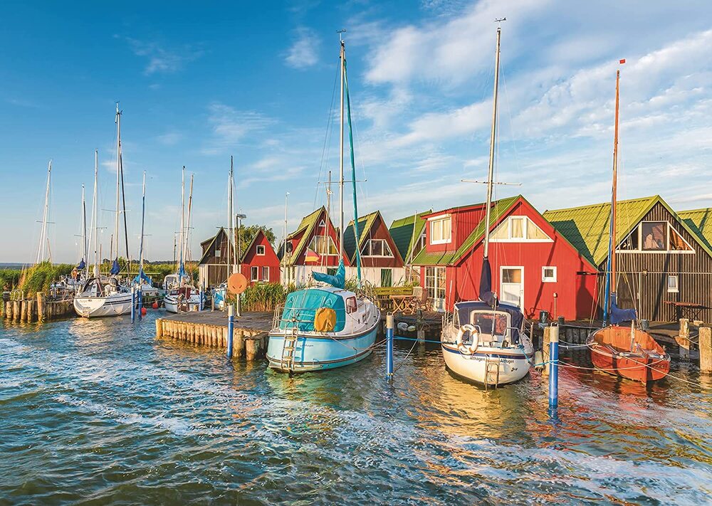 Ravensburger Puzzle 1000pc - Colourful Harbourside Germany
