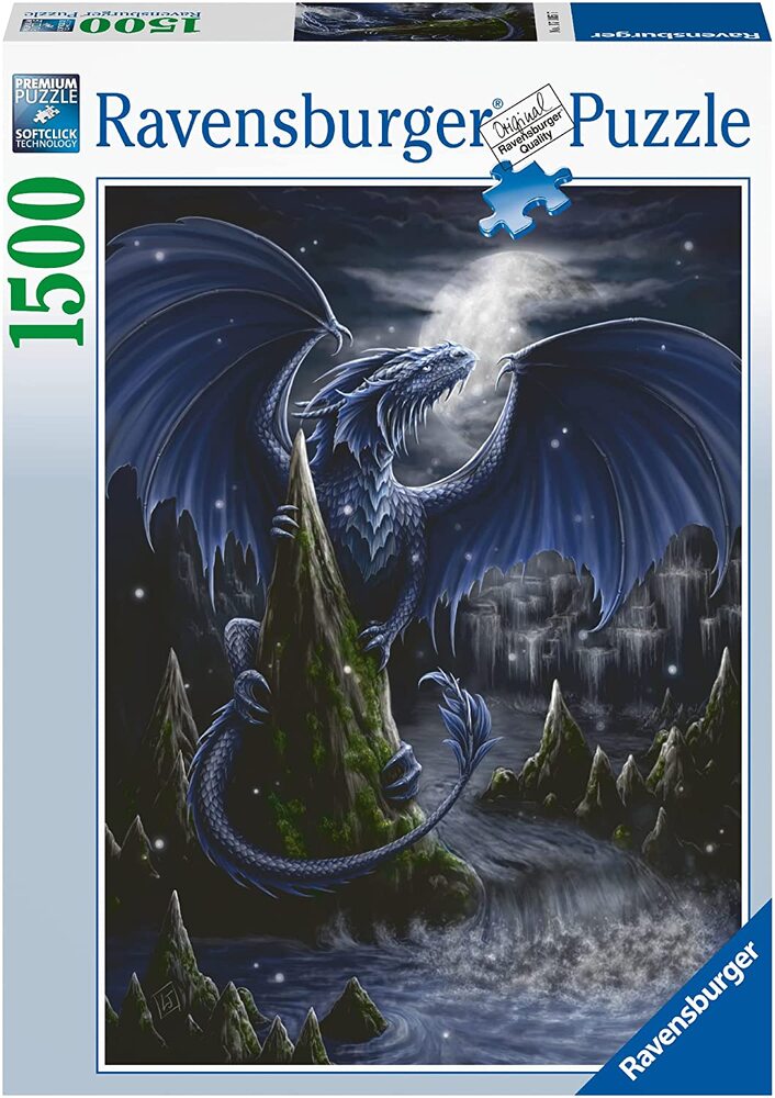 Ravensburger Puzzle 1500pc - The Dark Blue Dragon