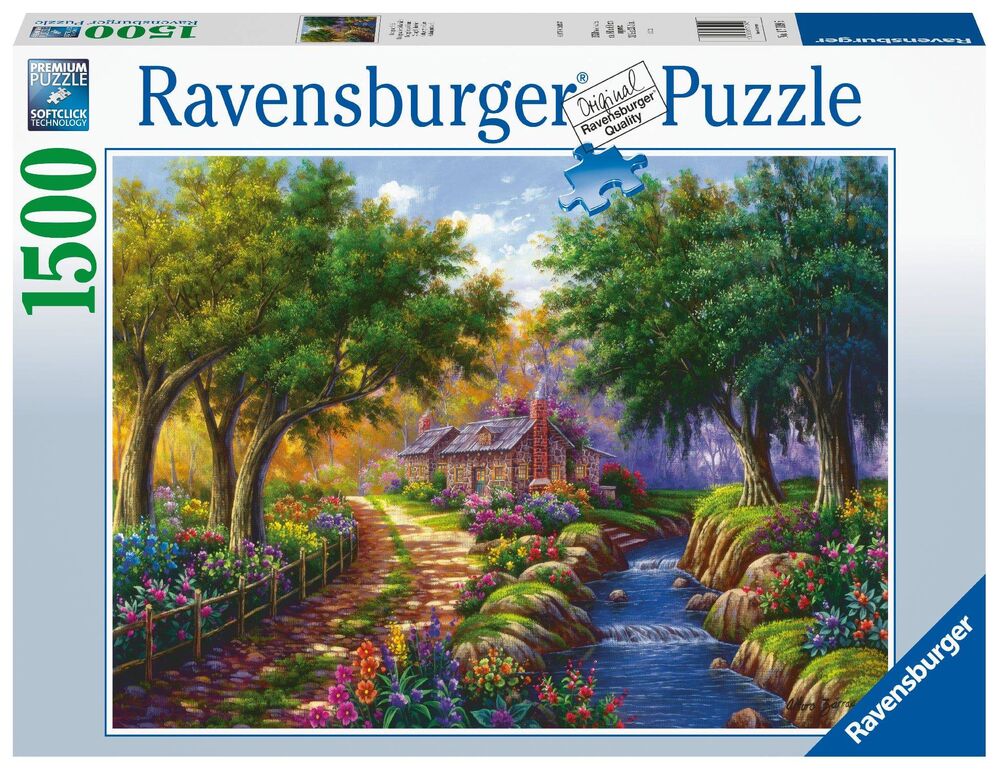 Ravensburger Puzzle 1500pc - Cottage By the River