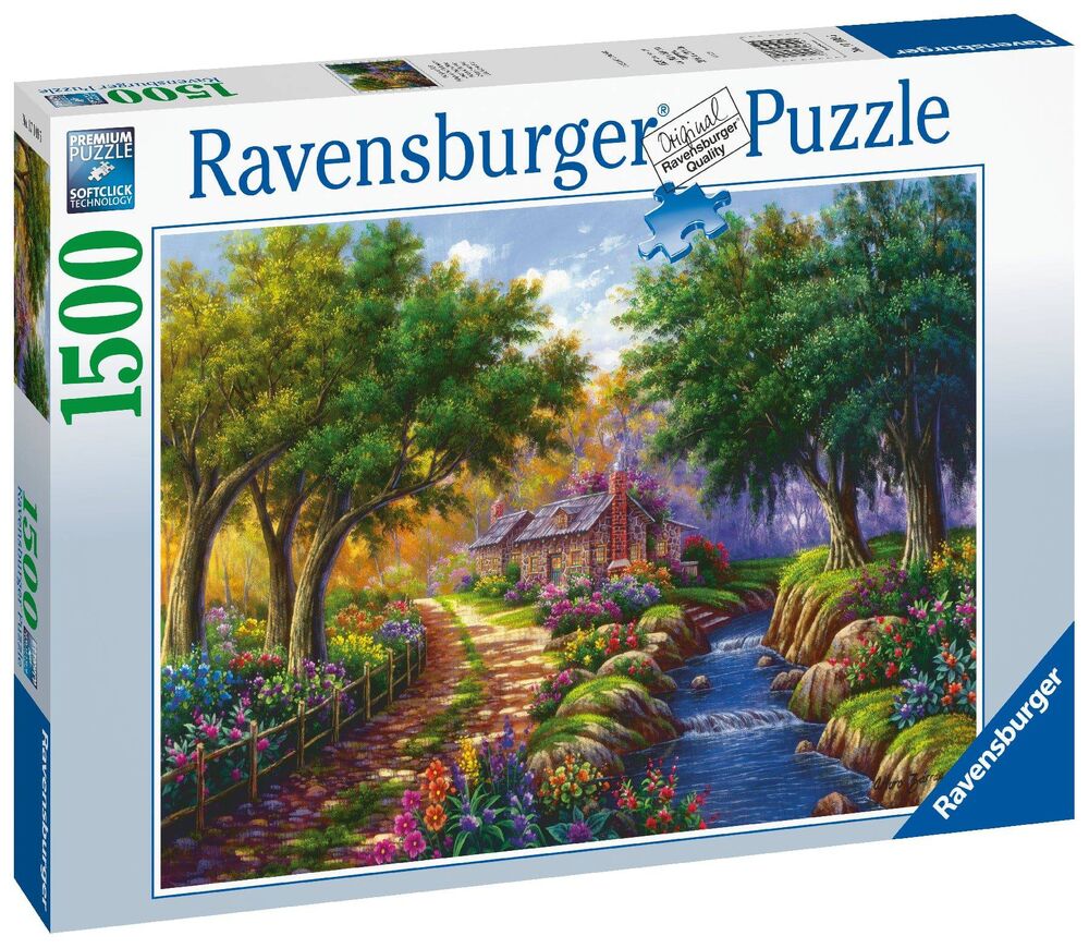 Ravensburger Puzzle 1500pc - Cottage By the River