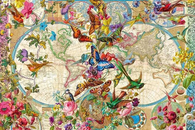 Ravensburger Puzzle 3000pc - Flora & Fauna World Map