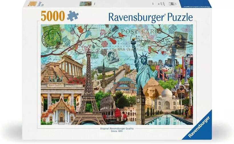 Ravensburger Puzzle 5000pc - Big Cities Collage