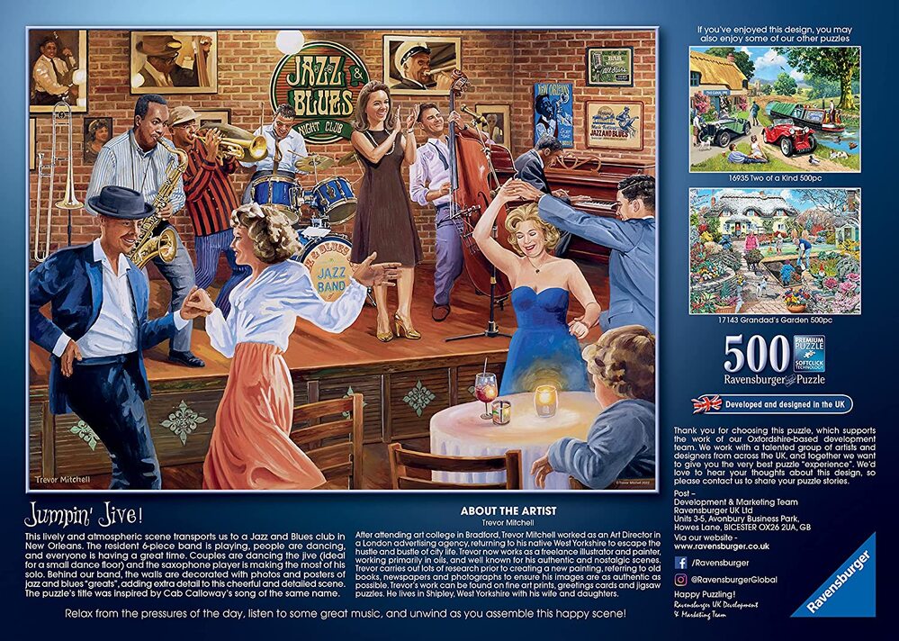 Ravensburger Puzzle 500pc - Jumpin Jive