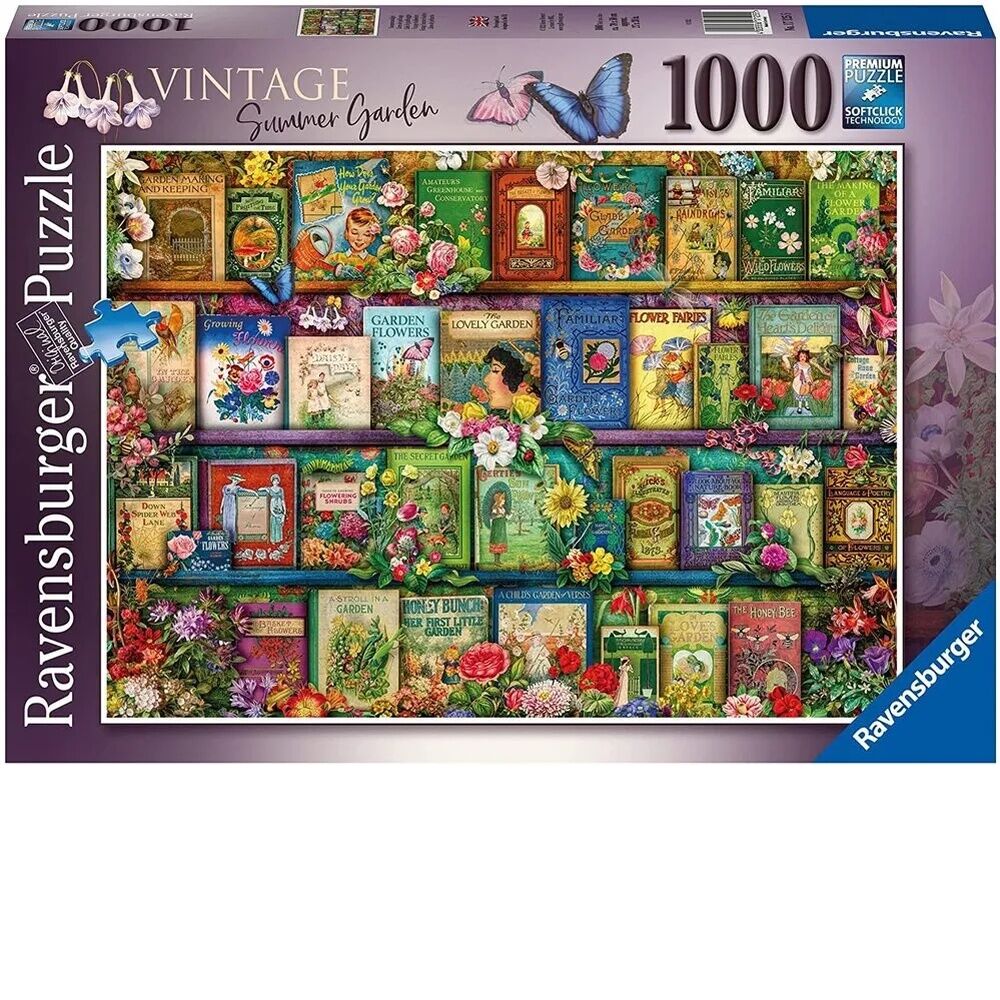 Ravensburger Puzzle 1000pc - Vintage Summer Garden