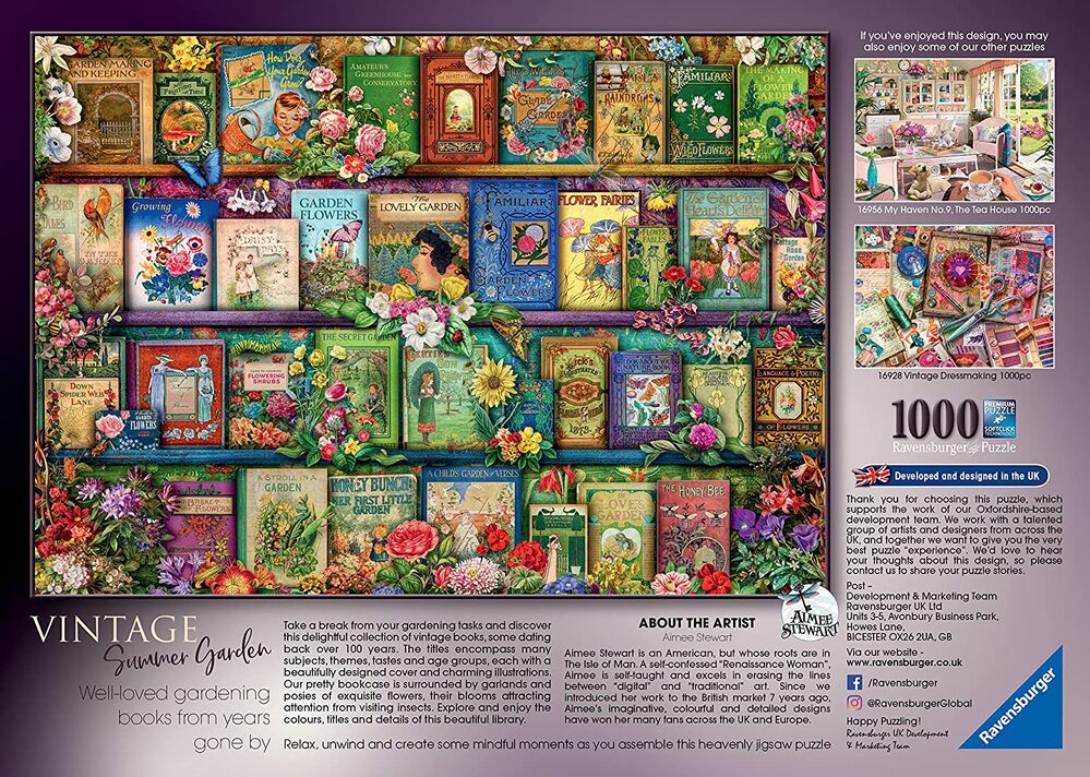 Ravensburger Puzzle 1000pc - Vintage Summer Garden