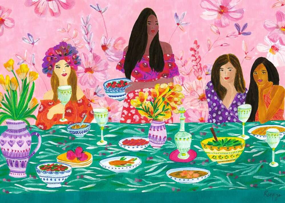 Ravensburger Puzzle 1000pc - Ladies Brunch