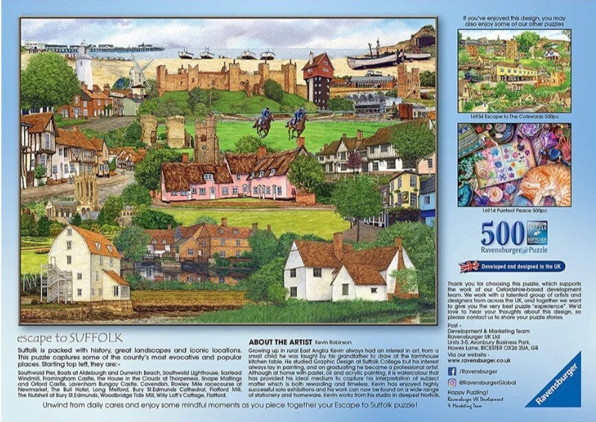 Ravensburger Puzzle 500pc - Escape to Suffolk
