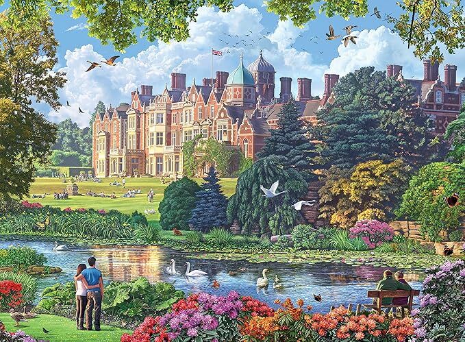 Ravensburger Puzzle 4x500pc - Happy Days No. 5 Royal Residences
