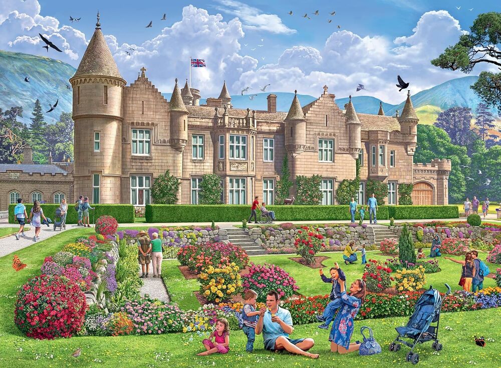 Ravensburger Puzzle 4x500pc - Happy Days No. 5 Royal Residences