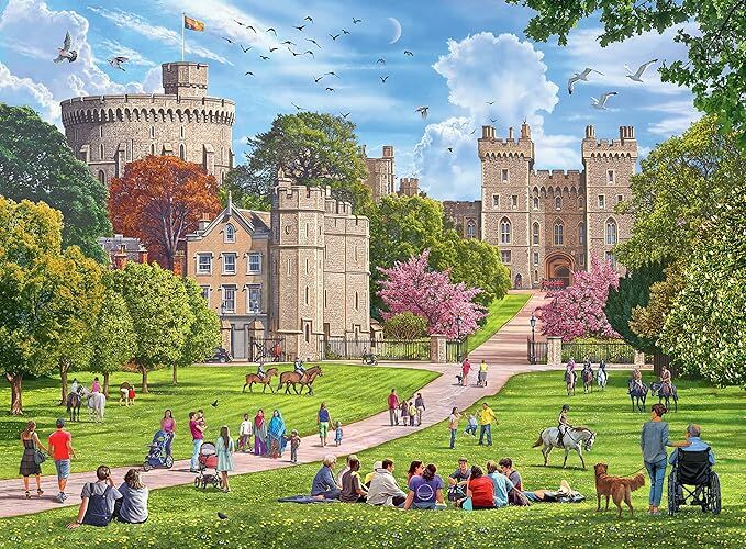 Ravensburger Puzzle 4x500pc - Happy Days No. 5 Royal Residences