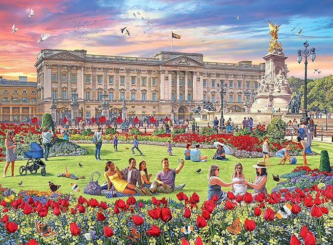 Ravensburger Puzzle 4x500pc - Happy Days No. 5 Royal Residences
