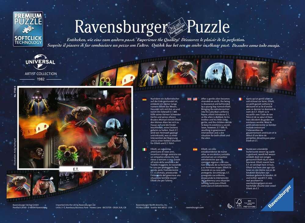 Ravensburger Puzzle 1000pc - E.T.
