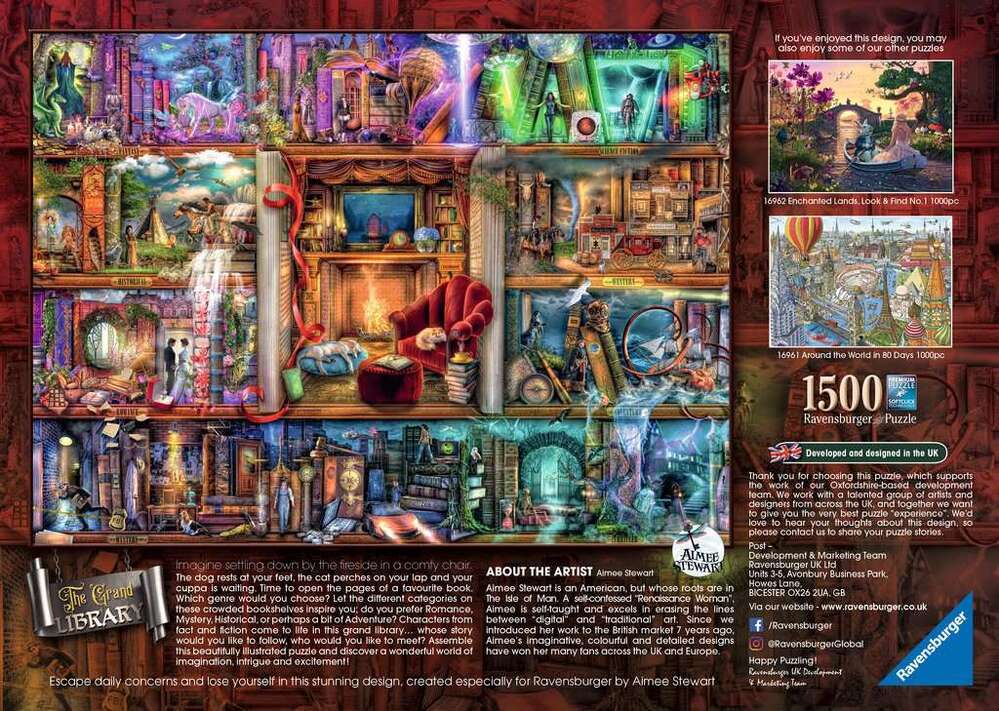 Ravensburger Puzzle 1500pc - The Grand Library